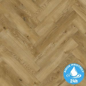 Obrazek Panele podłogowe wodoodporne Dąb Royal 8mm AC5 Herringbone WR 64832