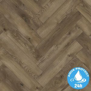 Obrazek Panele podłogowe wodoodporne Dąb Manor 8mm AC5 Herringbone WR 64833