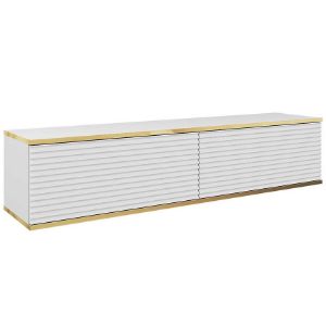 Obrazek Szafka RTV Oro 135 MDF biały