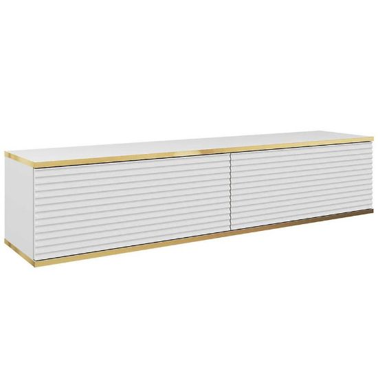 Obrazek Szafka RTV Oro 135 MDF biały