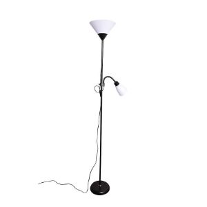 Obrazek Lampa podłogowa TITU 6984 czarna LP2