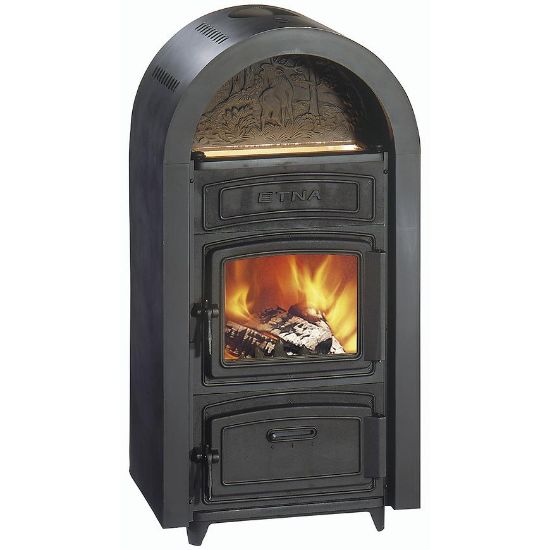 Obrazek Piec stalowy Etna black 9 kW 