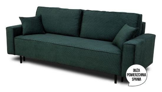 Obrazek Sofa rozkładana Amaro zieleń