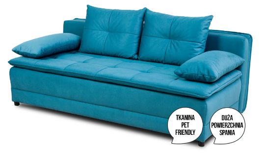 Obrazek Sofa z funkcją spania Diori Lux morski