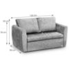 Obrazek Sofa Bella Lux 120 Terra 88