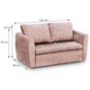 Obrazek Sofa Bella Lux 120 Terra 61