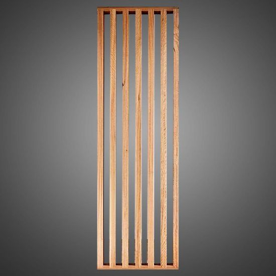 Obrazek Ścianka lamelowa 3D MDF Natural 60x265cm