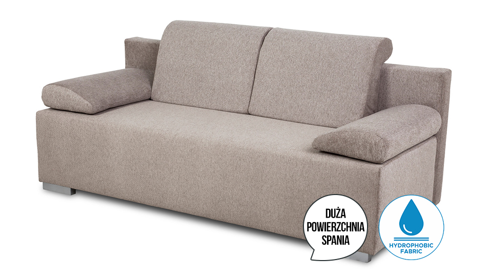 Sofa z funkcją spania  Rubi beż