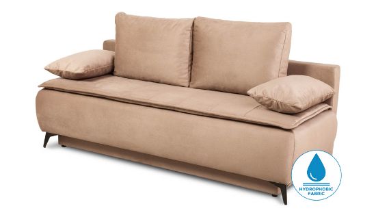 Obrazek Sofa z funkcją spania Sendy beżowa