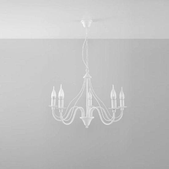 Obrazek Lampa Minerwa 5 A-0214 biały