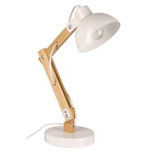 Obrazek Lampka biurkowa UNLE 66392 WHITE-WOOD LB1