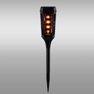 Obrazek Lampa solarna 46810 Flame ażurowa Black