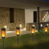 Obrazek Lampa solarna 46810 Flame ażurowa Black