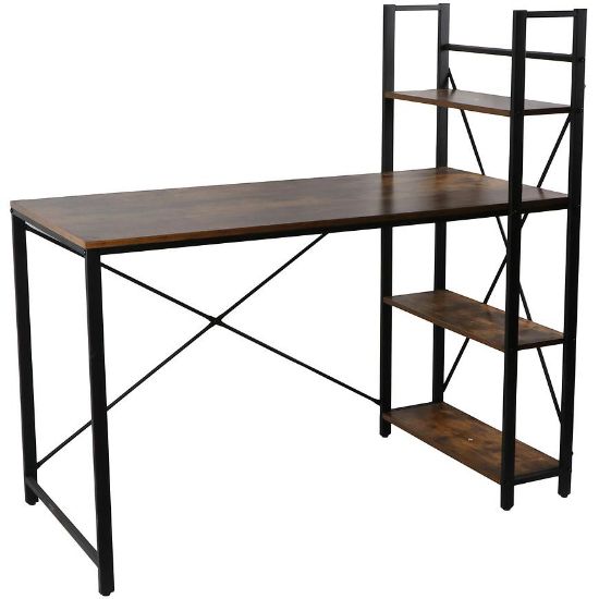 Obrazek Biurko Loft 8635 E dark vintage wood