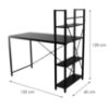 Obrazek Biurko Loft 8637 H black