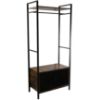 Obrazek Garderoba Loft 8645 E dark vintage wood