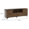 Obrazek Szafka RTV Frida II 2D1S shirin walnut