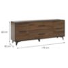 Obrazek Szafka RTV Frida II 2D2S shirin walnut