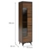 Obrazek Witryna Frida II W1D shirin walnut