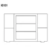 Obrazek Komoda Sosnowa KD131 surowy