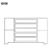 Obrazek Komoda Sosnowa KD164 surowy