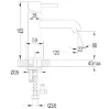 Obrazek Bateria umywalkowa Y 1210NCR