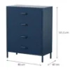 Obrazek Komoda Metalowa Carla Modern Dark Blue