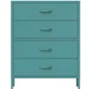 Obrazek Komoda Metalowa Carla Modern Sea Green