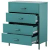 Obrazek Komoda Metalowa Carla Modern Sea Green