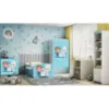 Obrazek Łóżko Dziecięce Babydreams+Sz+M Niebieski 70x140 Kraina Lodu