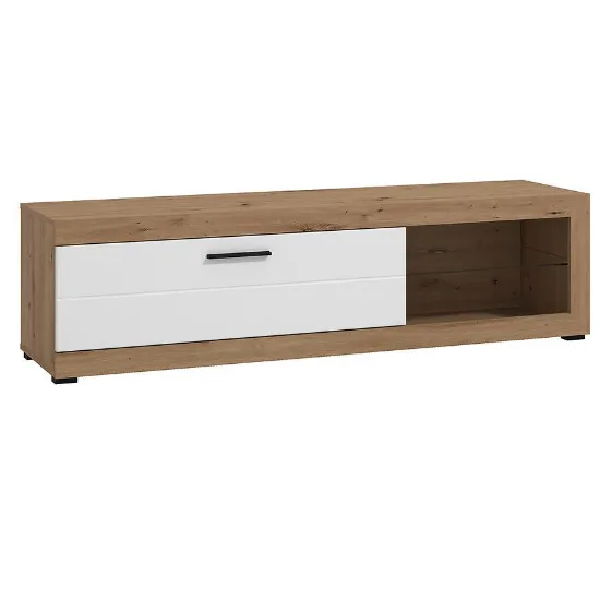 Obrazek Szafka RTV Remo Artisan/Biały 11013493