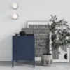 Obrazek Szafka Nocna Metalowa Mia Modern Dark Blue